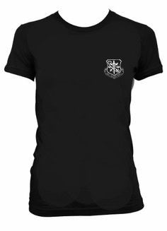 146th AW Hollywood Guard C-130  - Womans Cut T-Shirt Black - Limited Edition